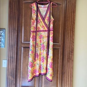 Floral wrap dress